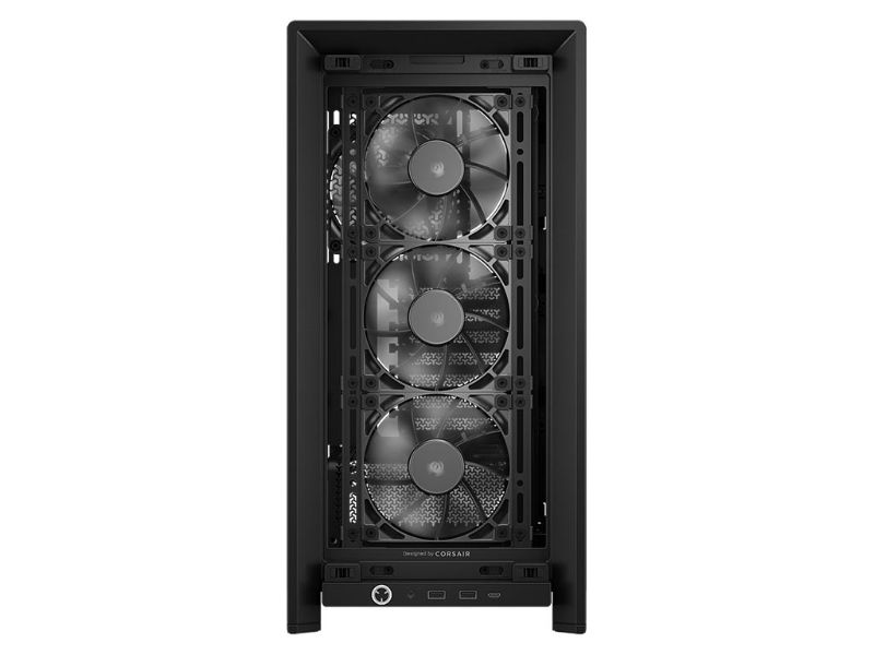 Corsair FRAME 4000D WOOD RS Gaming Midi Tower Κουτί Υπολογιστή με Πλαϊνό Παράθυρο Black/Walnut - Image 2