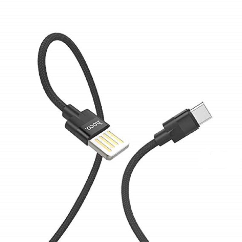 Hoco - U55 Outstanding Data Cable Lightning Black