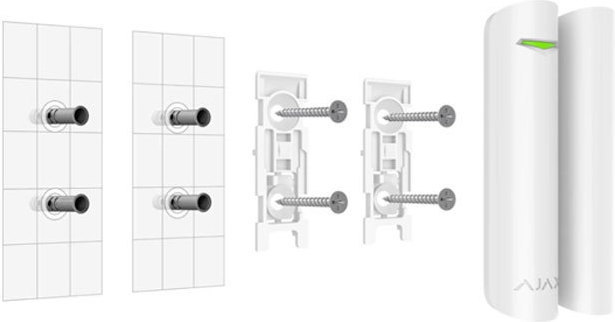 Ajax Systems DoorProtect Plus Ασύρματος Αισθητήρας Επαφής RF 20x90mm - Image 5