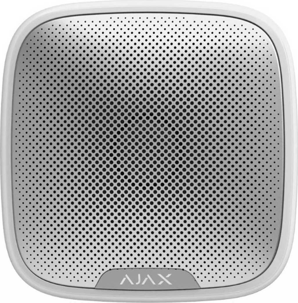 Ajax Systems Street Siren Ασύρματη RF Σειρήνα Συναγερμού Μπαταρίας Εξωτερικού Χώρου 113dB 12V 20x20εκ. White - Image 6