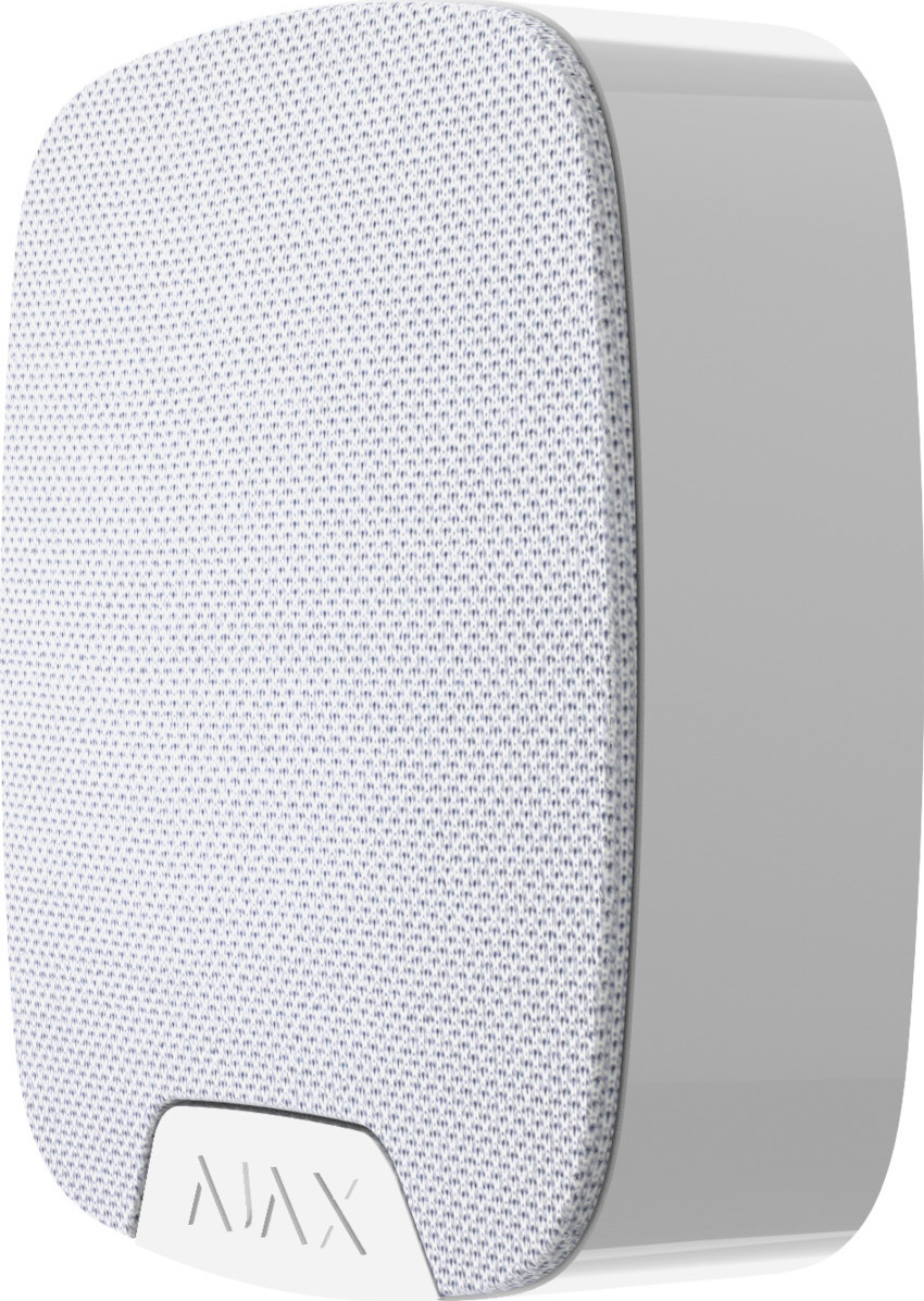 Ajax Systems Home Siren Ασύρματη RF Σειρήνα Συναγερμού Μπαταρίας Εσωτερικού Χώρου 98dB 7.6x7.5εκ. White - Image 2