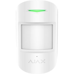 Ajax Systems MotionProtect Plus PET Ασύρματος RF Αισθητήρας Κίνησης Κουρτίνας Μικροκυμάτων & Υπερύθρων 80° Εμβέλειας 12m