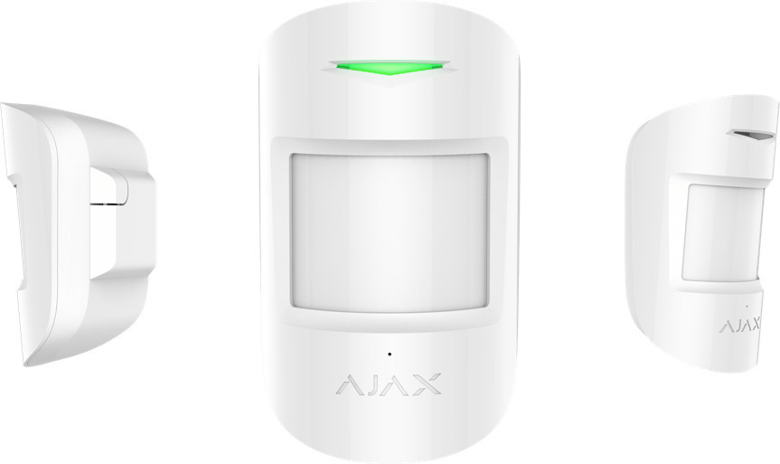 Ajax Systems MotionProtect Plus PET Ασύρματος RF Αισθητήρας Κίνησης Κουρτίνας Μικροκυμάτων & Υπερύθρων 80° Εμβέλειας 12m