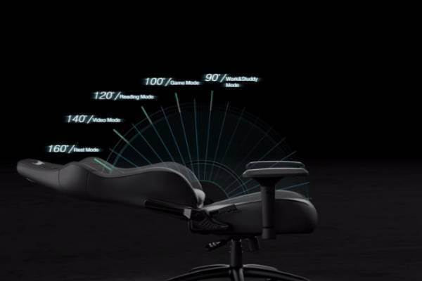 ANDA SEAT Gaming Chair PHANTOM-3 Large Black Fabric - Image 2