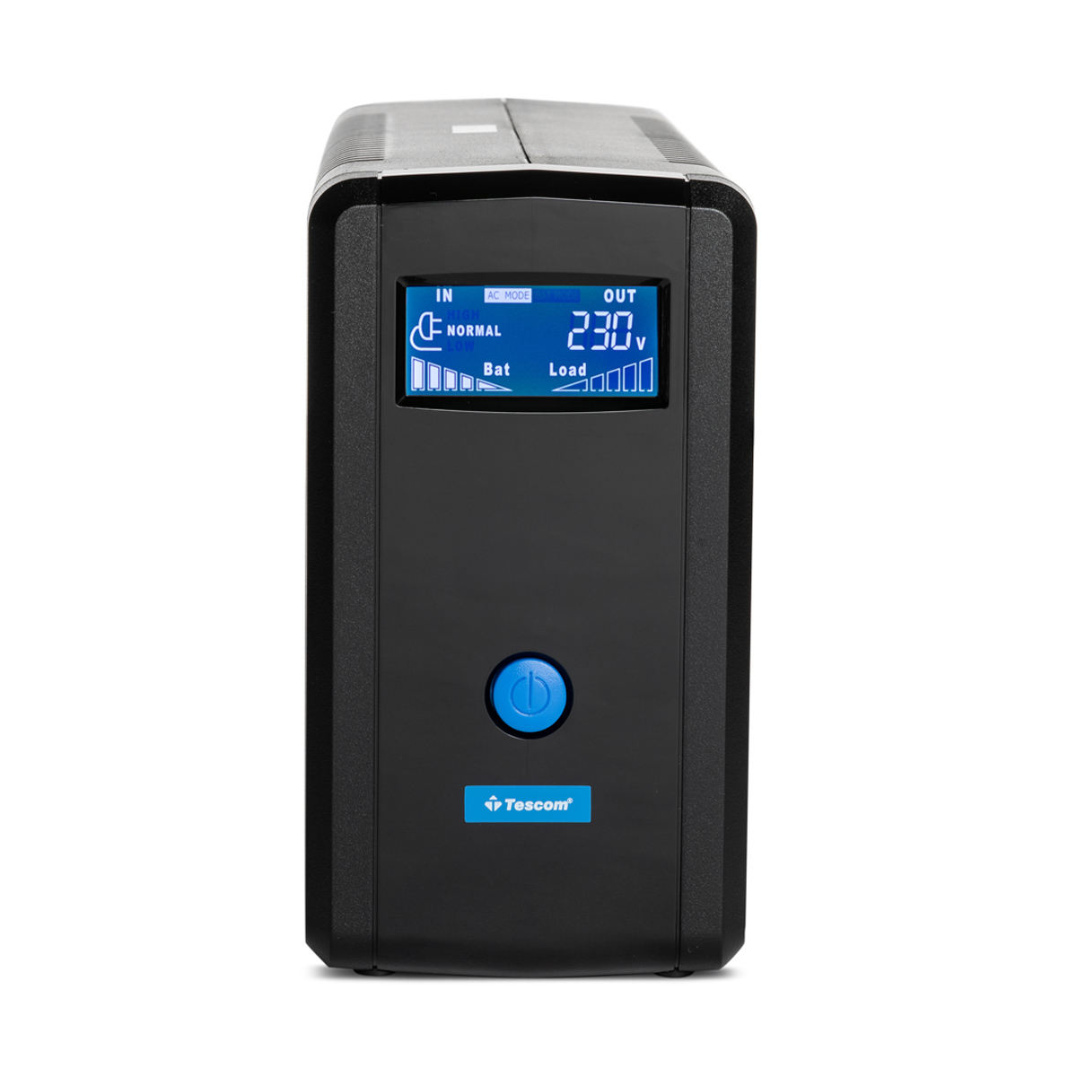 Tescom Leo Plus LCD 2000AP UPS Line-Interactive 2000VA 1200W με 4 Schuko Πρίζες - Image 2