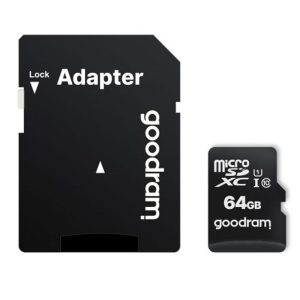 GoodRam - 64GB Micro SD CL10 with Adapter